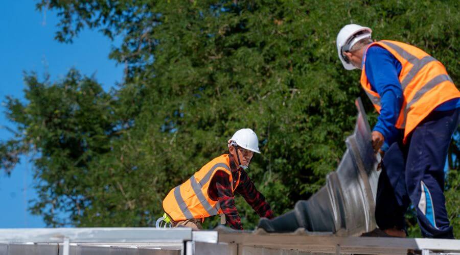 Professional metal roof installation in Rossville, KS